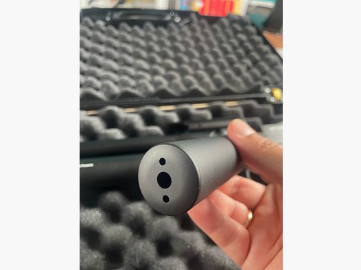 AirMaxx PP750 5,5 mm mit Schalldämpfer, Diabolos, Magazine u Koffer 