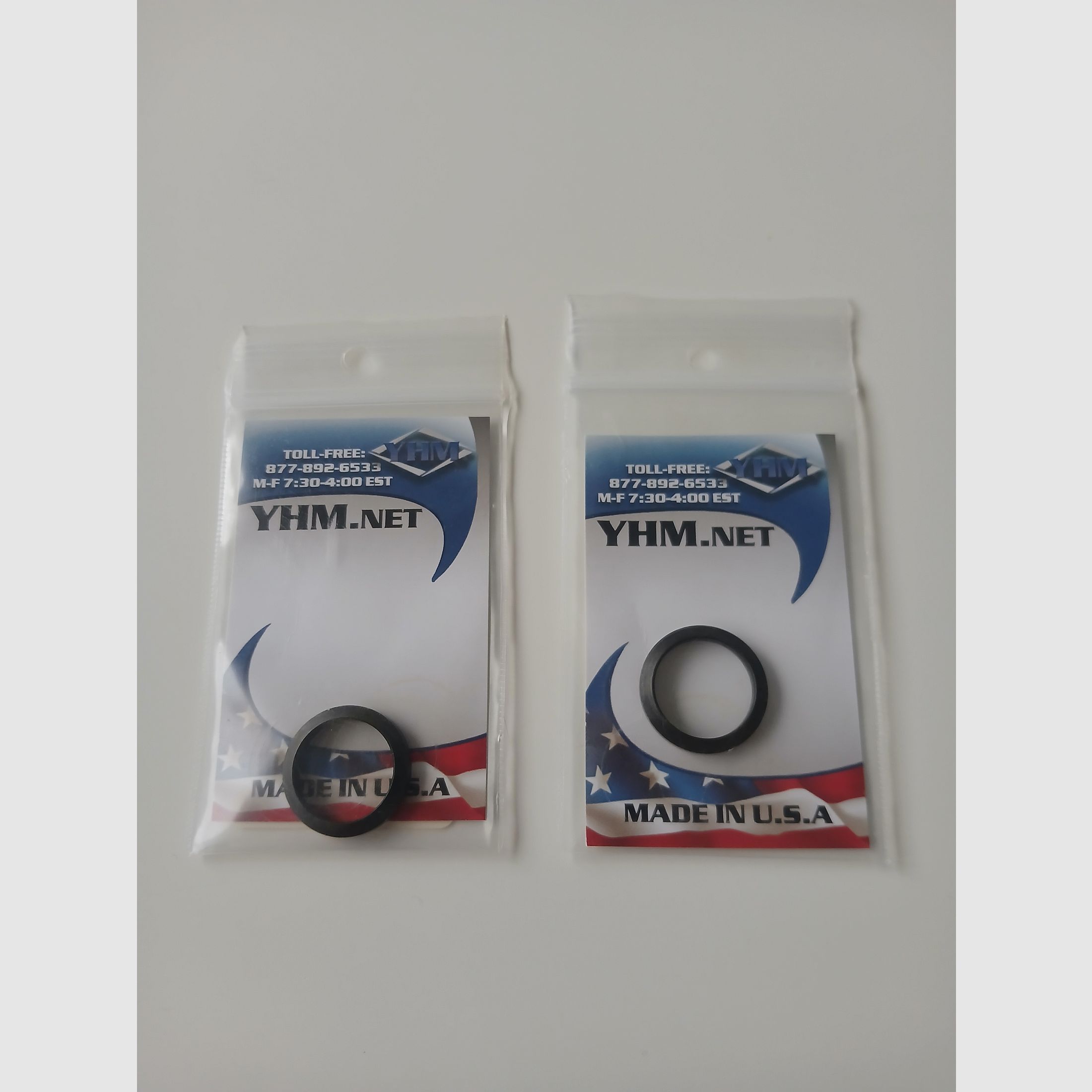 X2 YANKEE HILL MACHINE CO., INC. AR .308 5/8' CRUSH WASHER STEEL BLACK