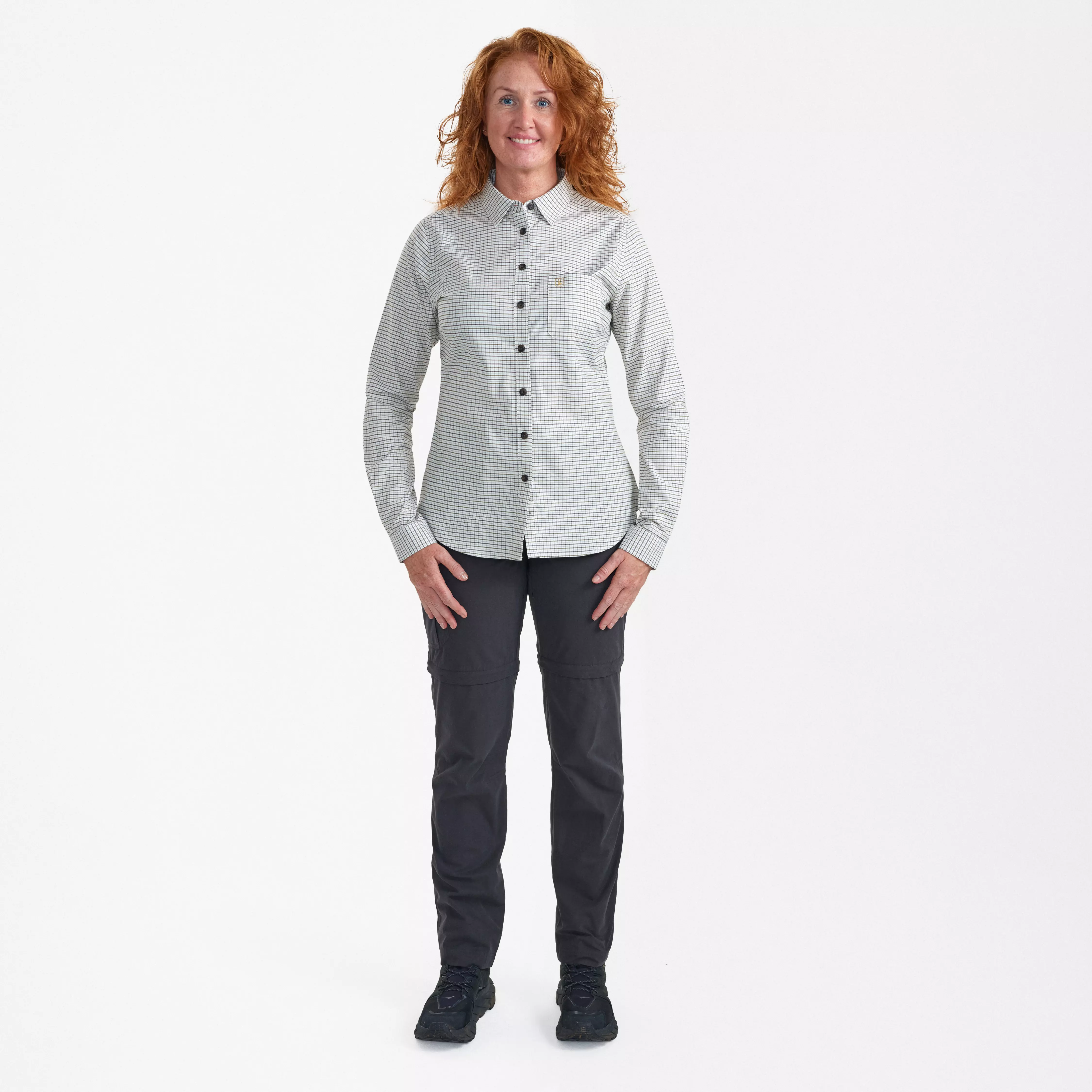Lady Sara Bluse - Green Check, Bild 3 von 5