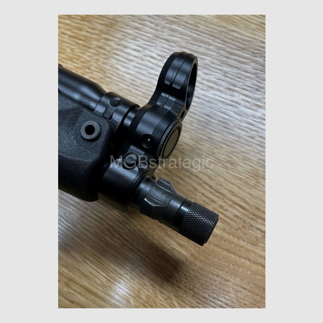 Heckler & Koch SP5 con culata fija - rifle semiautomático 9mm Luger versión civil del Heckler & Koch MP5 - H&K SP 5 HK SP5 - opcionalmente con silenciador Acheron AG SMG E1