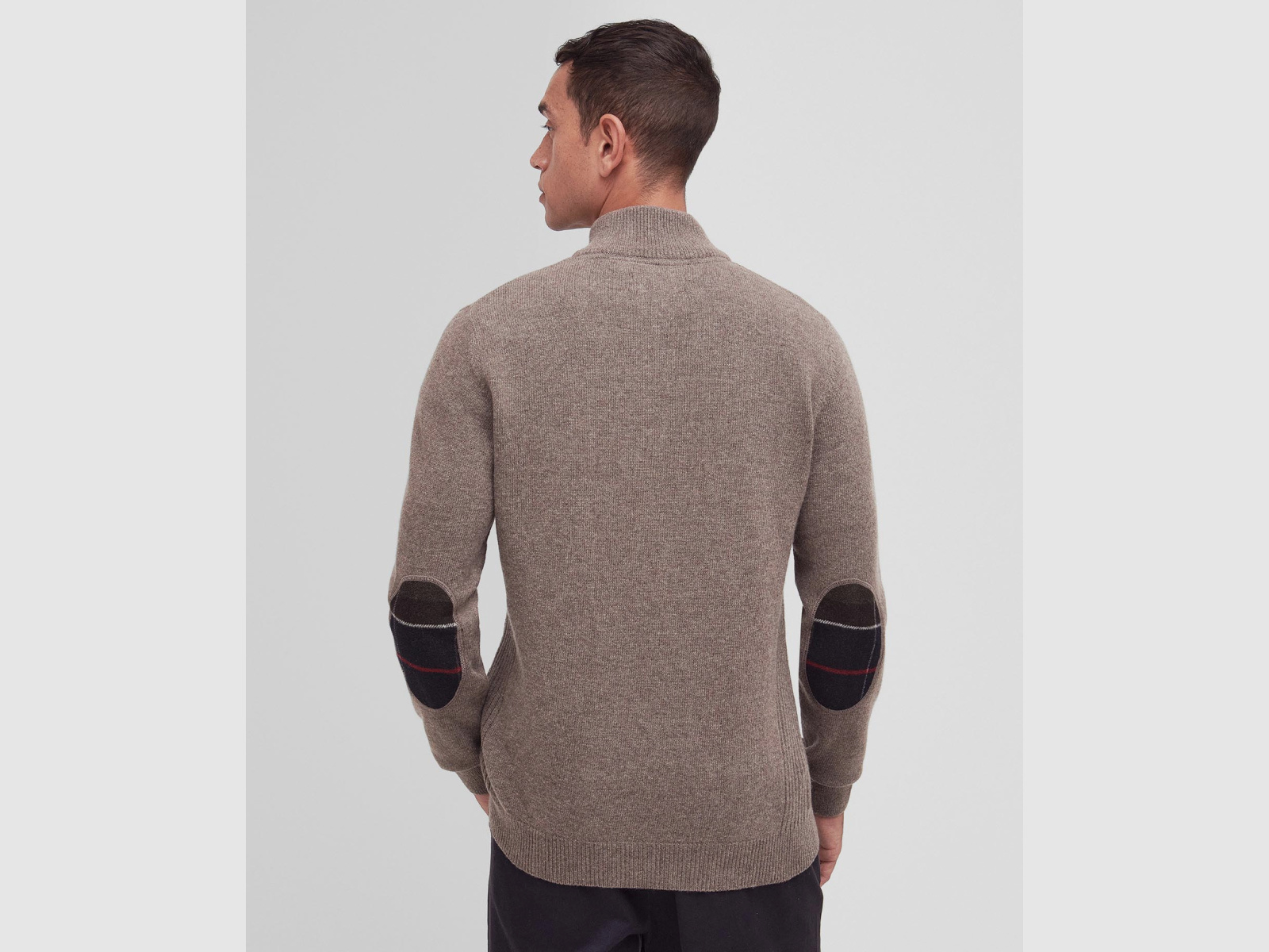 BARBOUR Holden Half Zip Sweater Military Marl