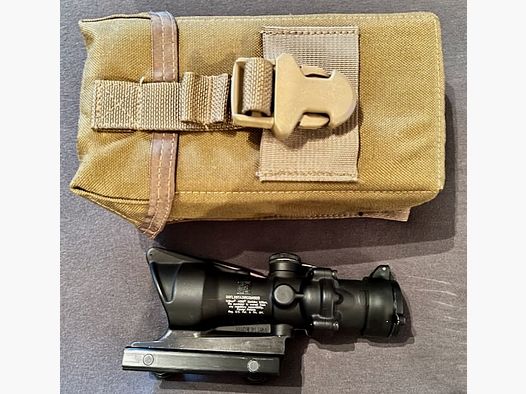 Trijicon ACOG 4x32; DAS Original; Rarity! US Marine Corps, Socom; Unused from an estate sale. (No Elcan, Leupold, Aimpoint, Eotech;)