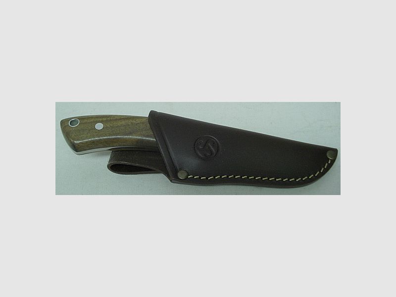 Messer Corto Satinado - 8,50cm Klinge,Walnuss-Griff