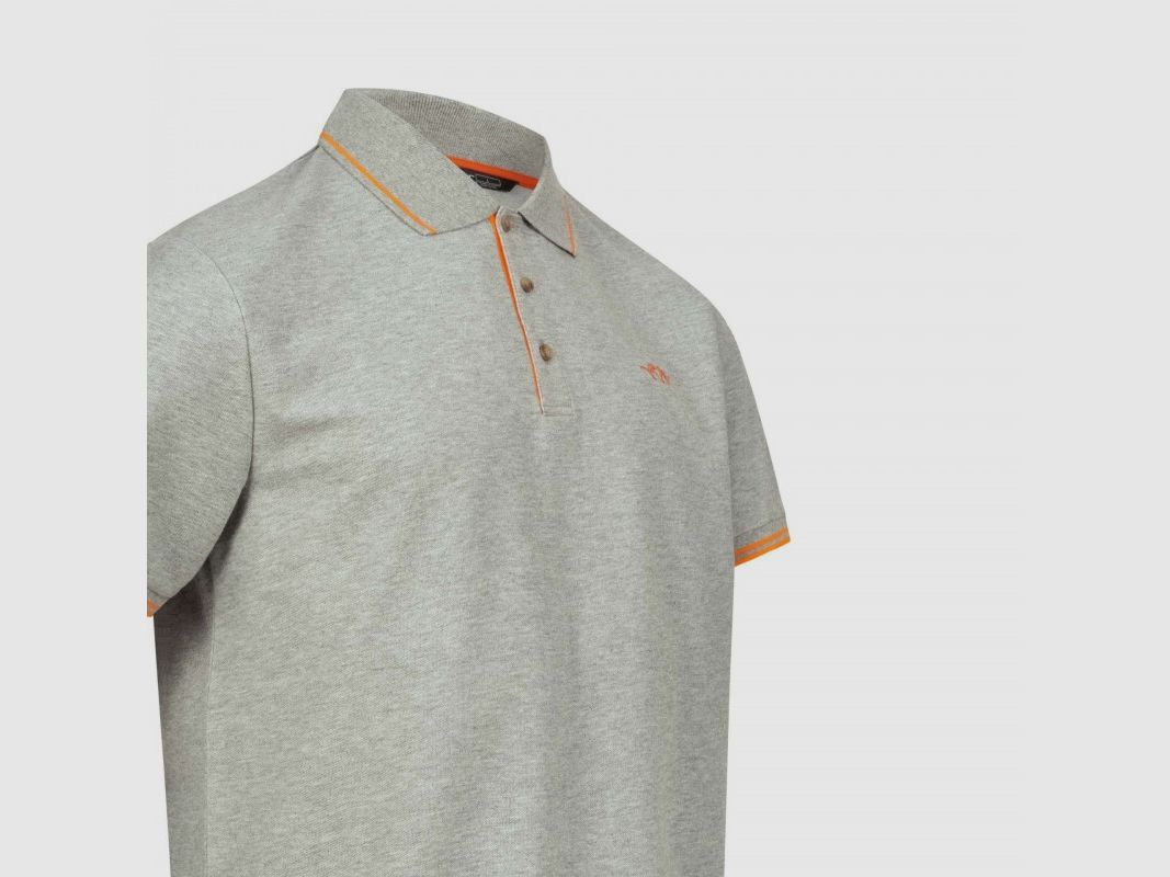BLASER POLOSHIRT 22 HERREN GRAU MELANGE, Bild 5 von 5