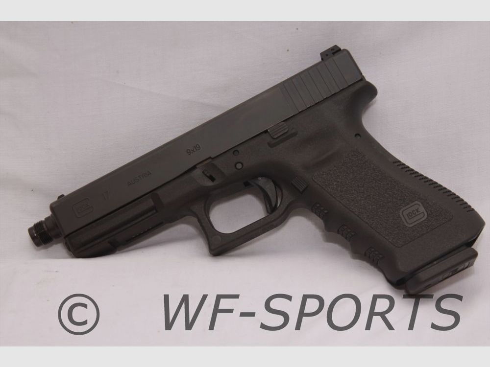 GLOCK Glock 17 Gen3, model dla służb, z oryginalną lufą Glock, M13,5x1 lewy