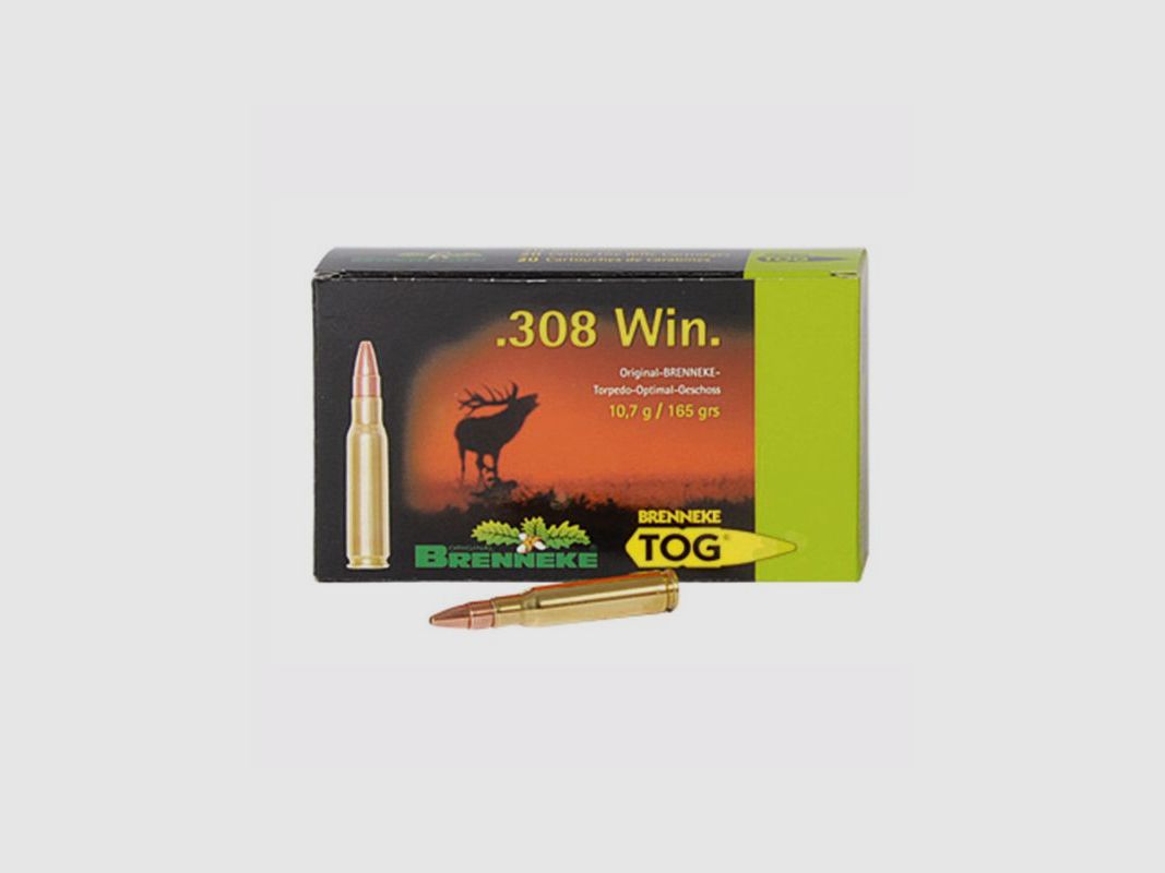 Brenneke .308 Win. TOG 10,7g/165gr, Bild 2 von 2