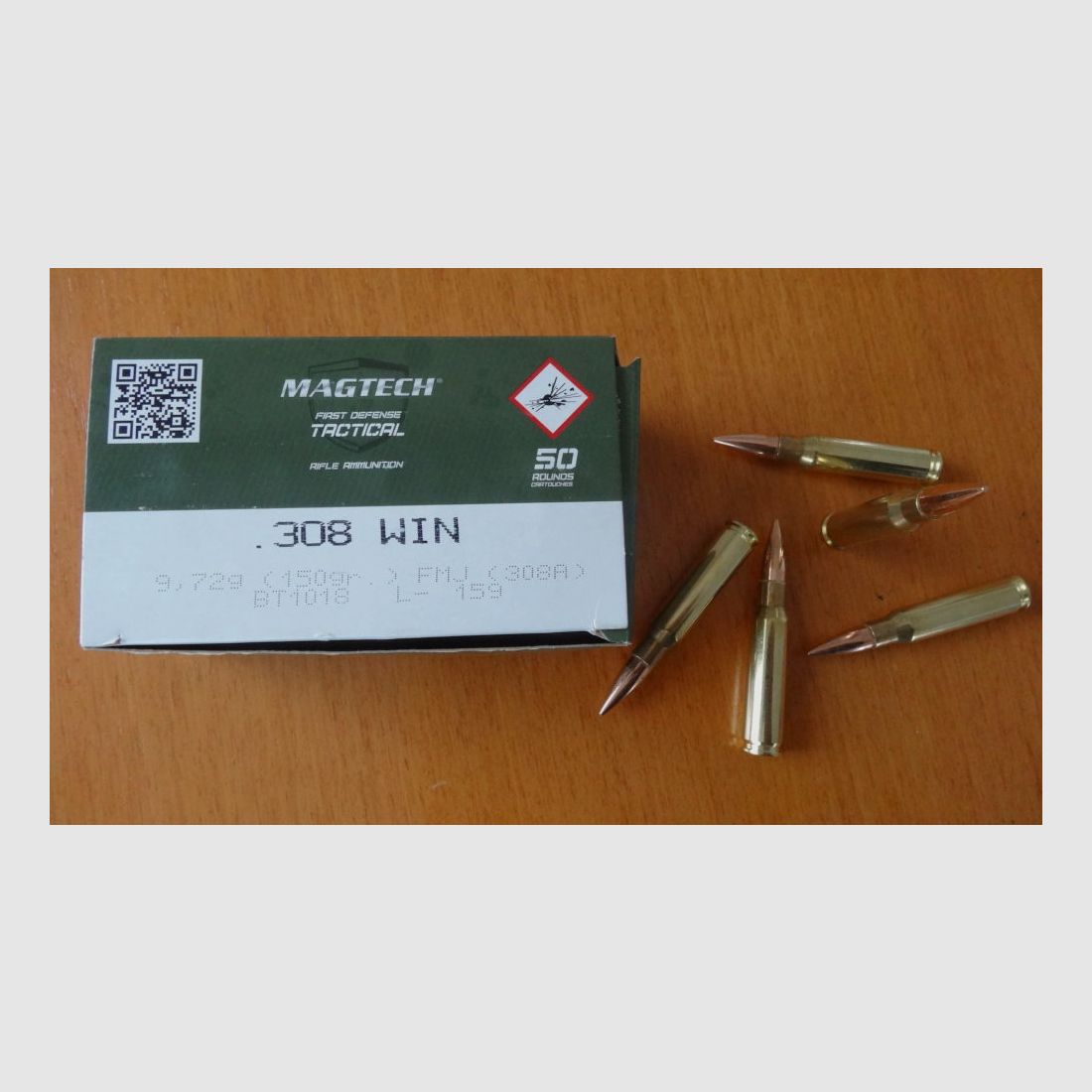Magtech 50 cartridges Magtech .308 Win. 9.7g / 150 grs.