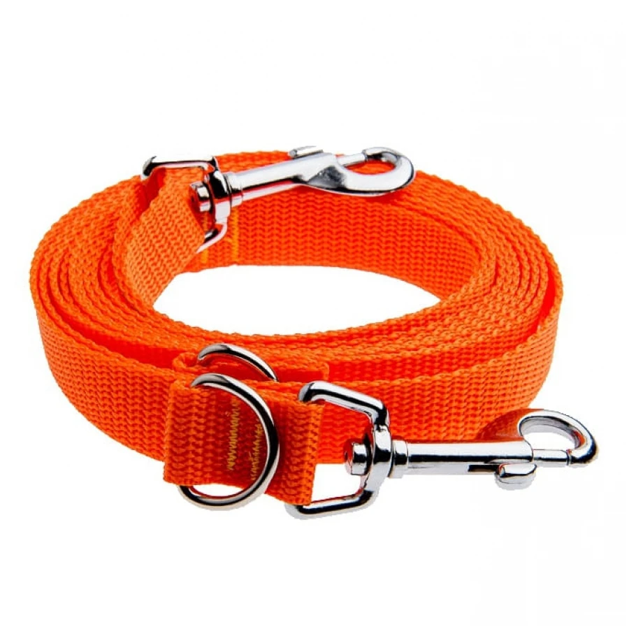 Verstellbare Hundeleine 4wild 280 cm orange