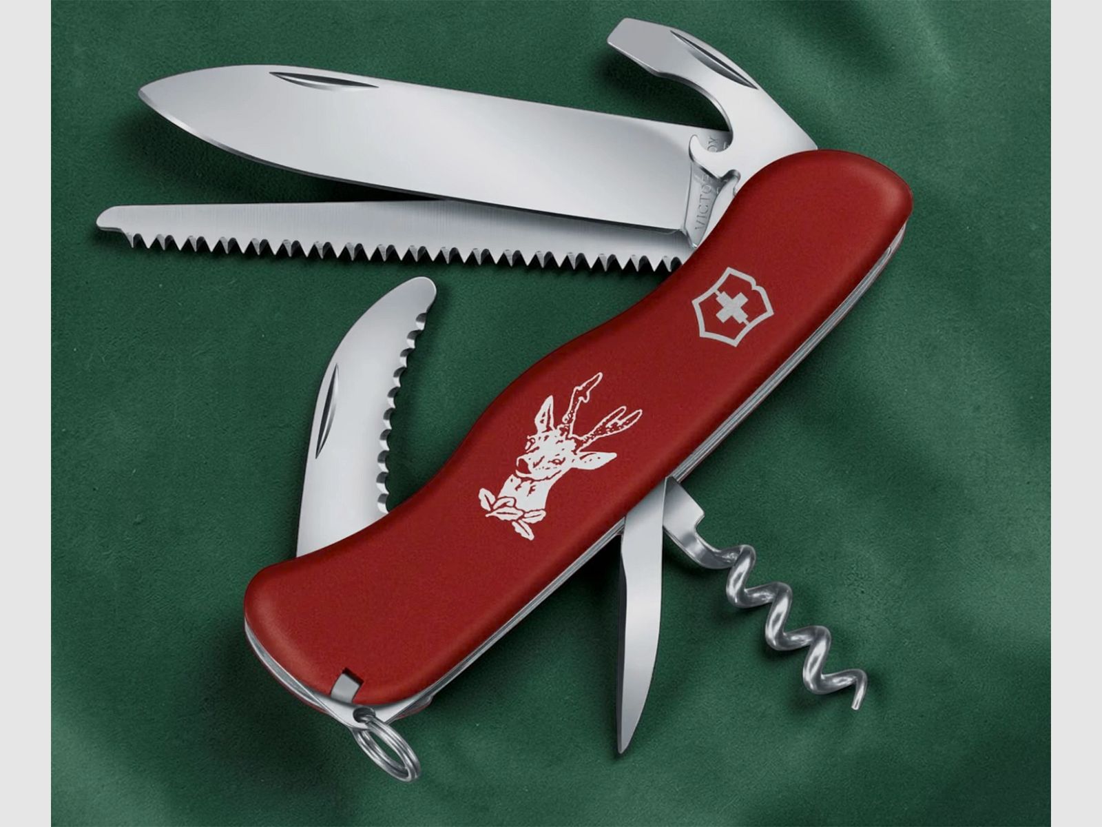 Victorinox Original Schweizer-Messer Hunter rot