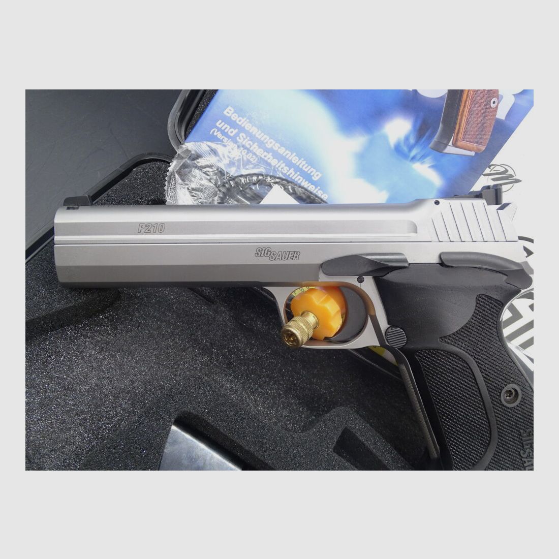 SIG Sauer P210 Super Target 5" Zilver Made in Duitsland P210 Super Target