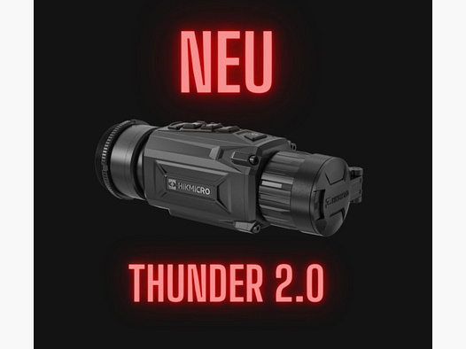 Hikmicro 50-2-083 Clip-On Thunder TE19C 2.0 Wärmebildvorsatzgerät 256x192 Pixel 12µm weniger als 35