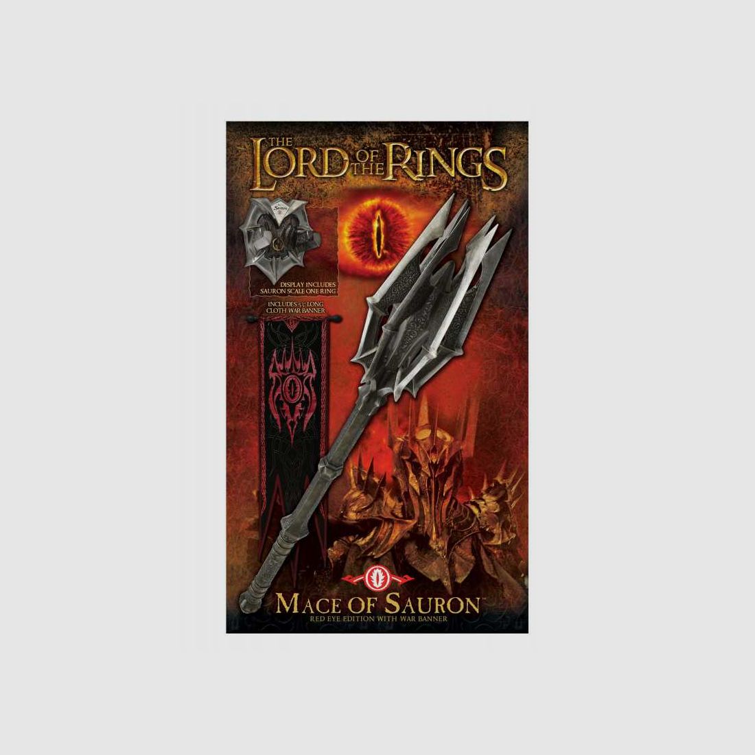 Herr der Ringe - Streitkolben von Sauron und Der Eine Ring, Red Eye Edition