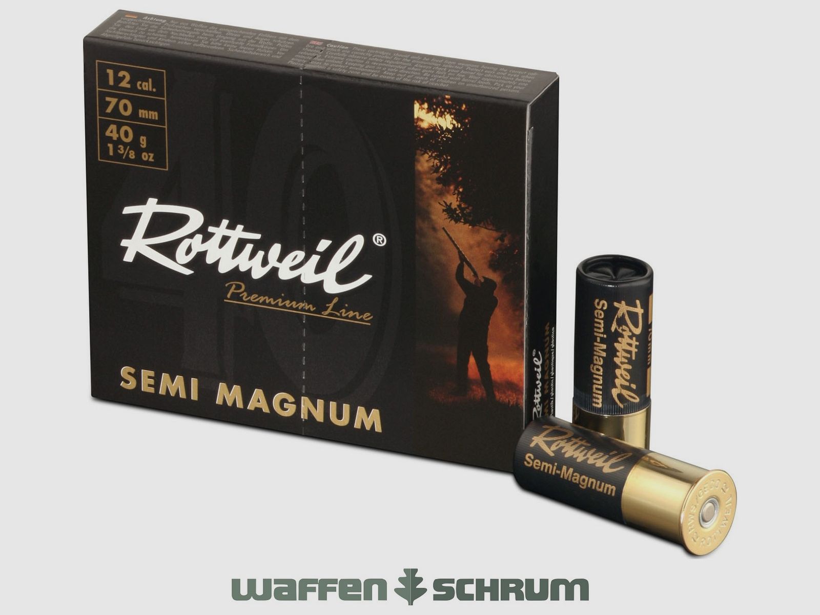 Rottweil Waidmannsheil Semi Magnum 12/70 3,0mm - 40g