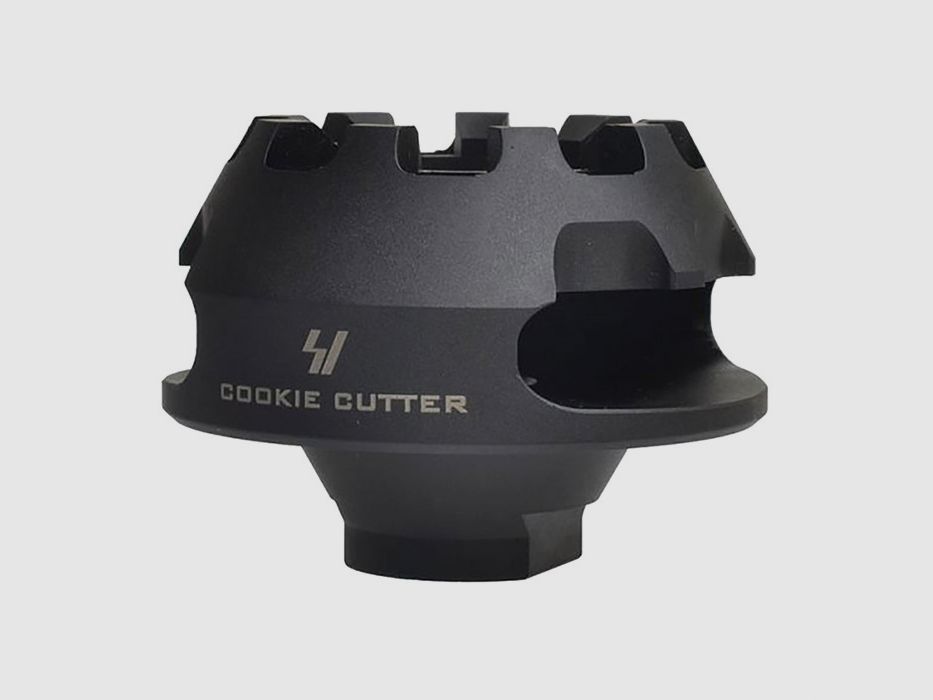 STRIKE INDUSTRIES AR COOKIE CUTTER COMP .308/300 BLACKOUT 5/8-24 NOIR, image 1 sur 2