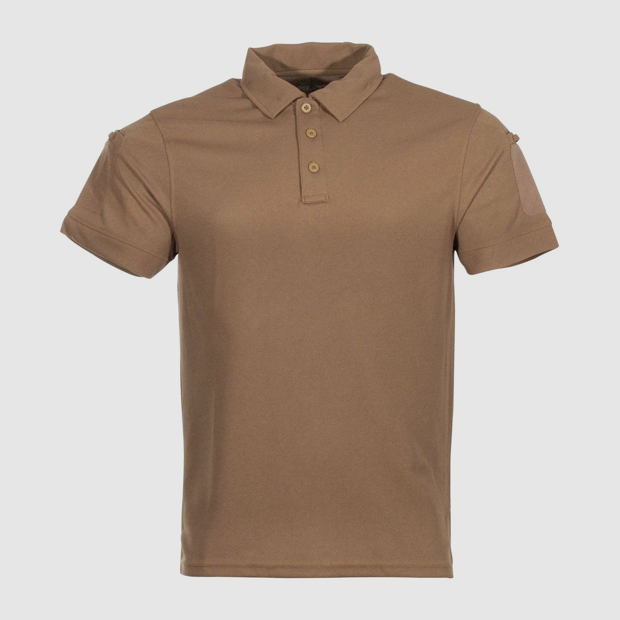 Mil-Tec Mil-tec Poloshirt Tactical Quickdry 1/2 Arm dark coyote