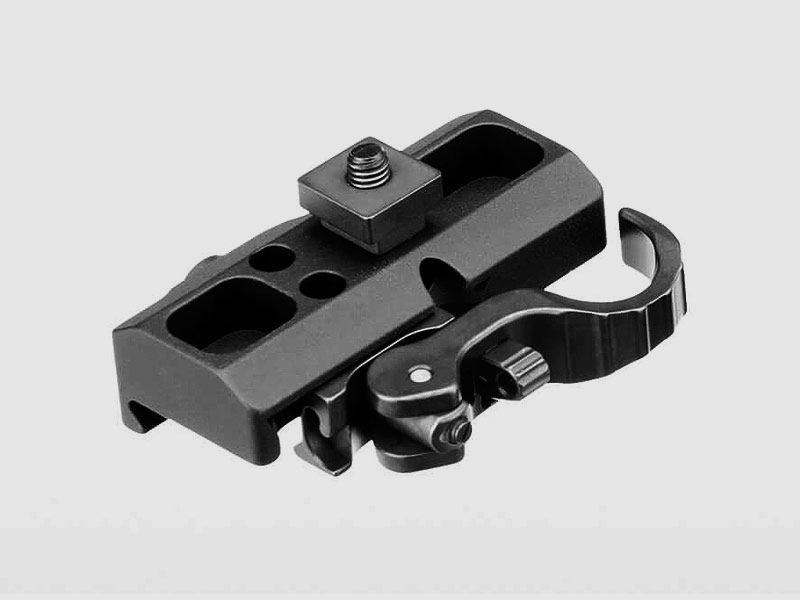 ERATAC bipod adapter with slot nut and knurled nut