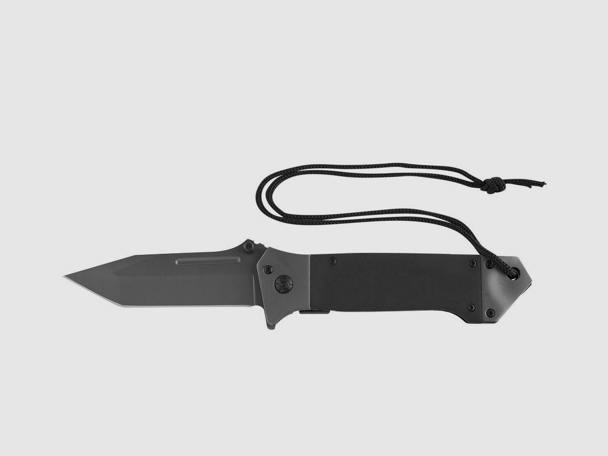 AUSONIA 026519 Cuchillo de bolsillo negro 21,5 cm