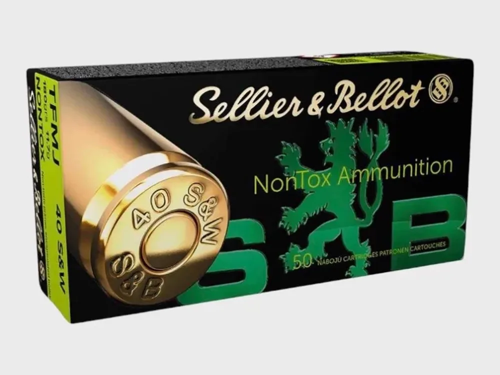 Sellier & Bellot .40 S&W FMJ NonTox 180grs. / 1000 pcs.