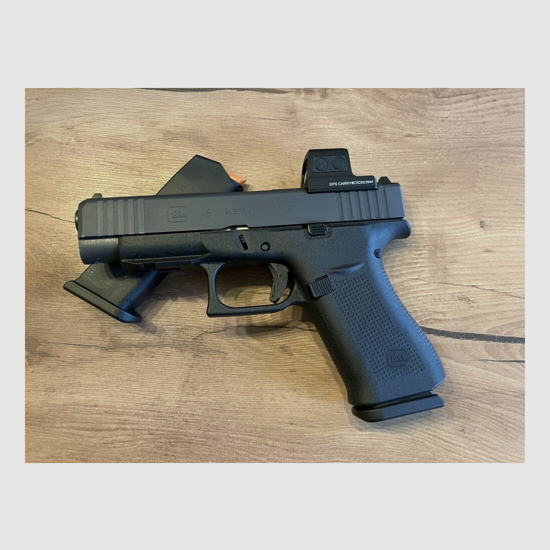 Glock 48 MOS inkl. Holosun Rotpunkt	 9mmLuger