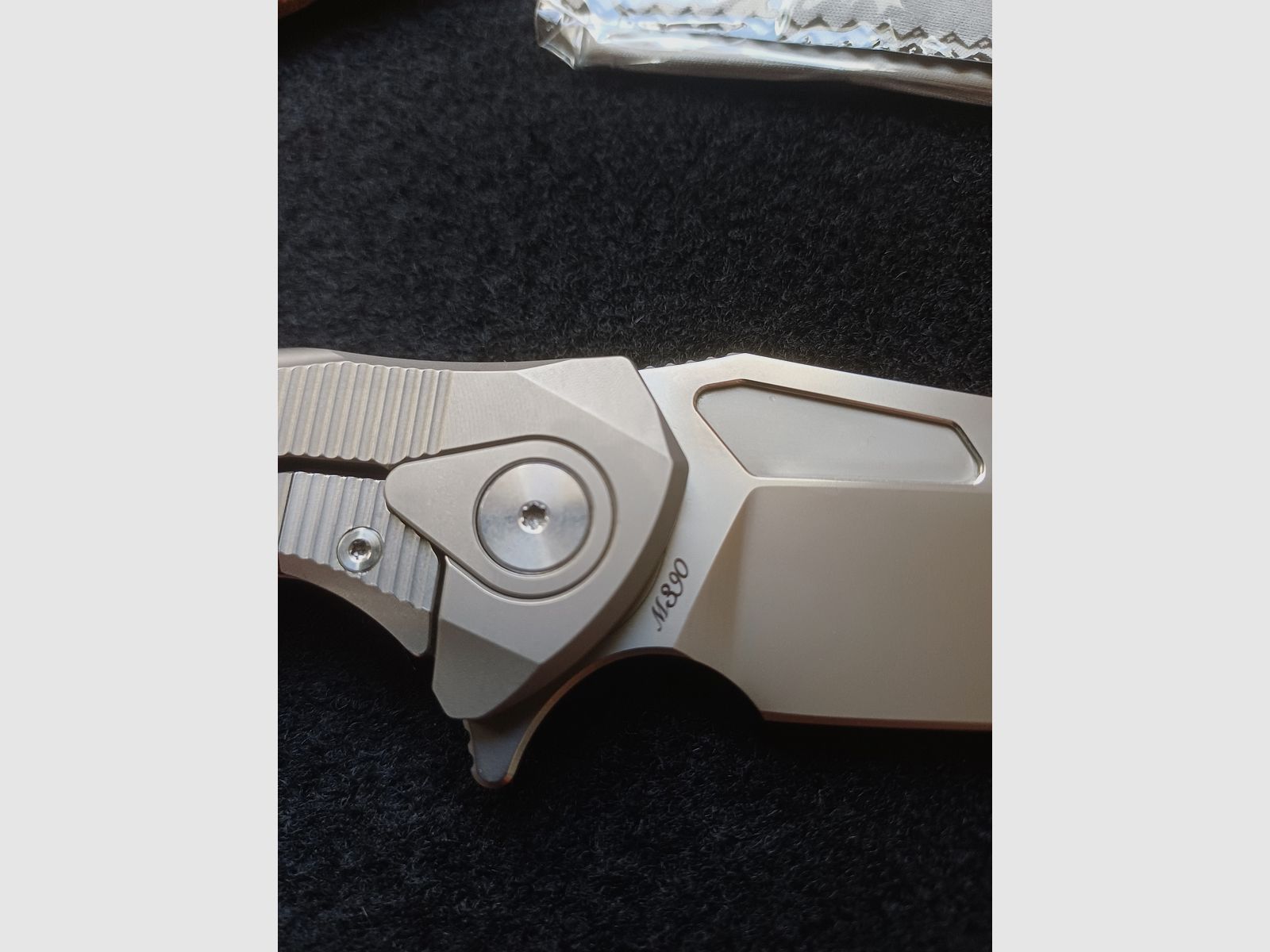 Rike Knife Thor 3 Framelock Titan M390 Blade Full Integral