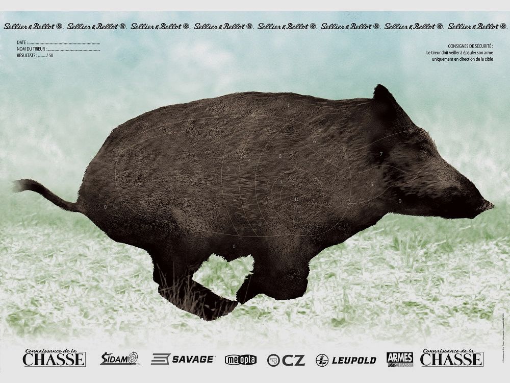 Wildschwein Ziel Sidam Farbe / Rechts, Bild 6 von 6