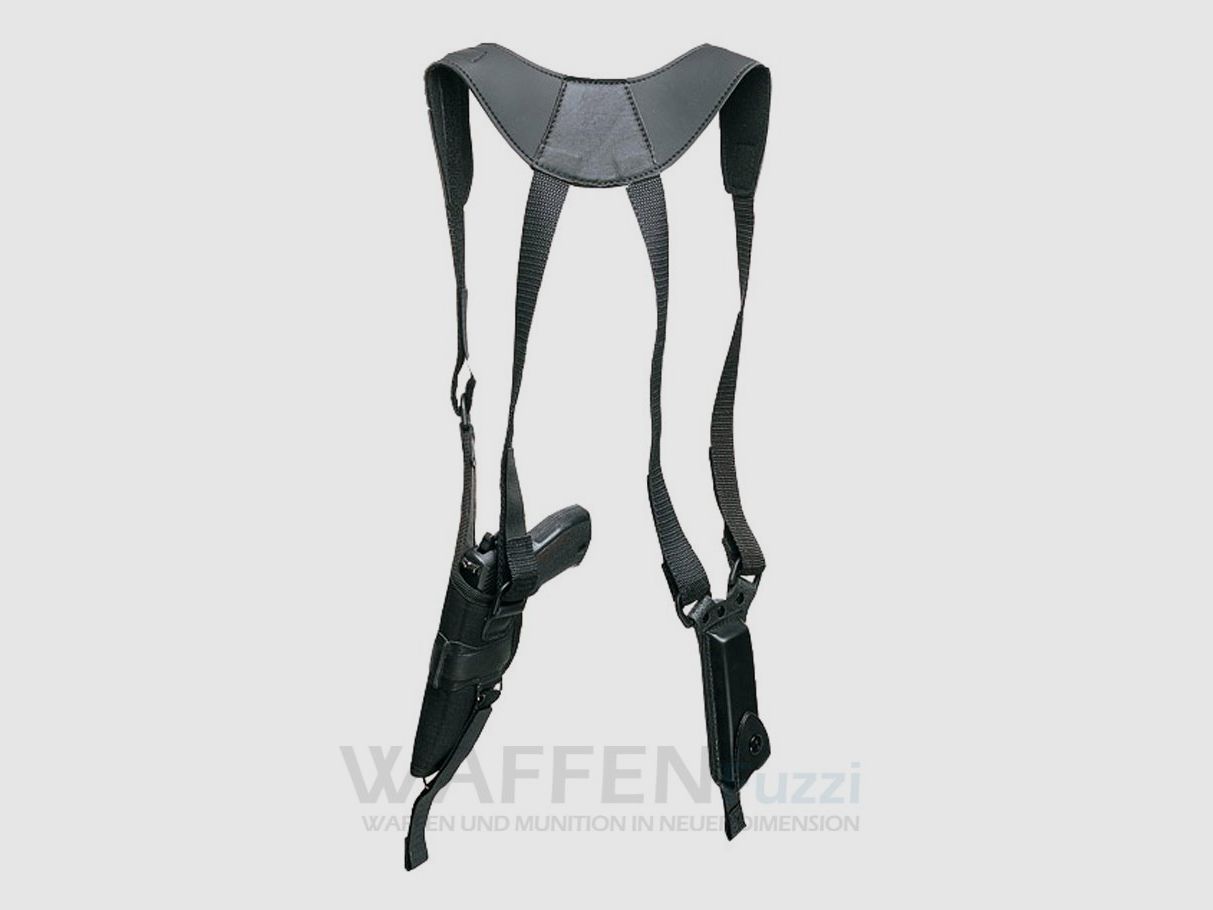 Kabura na ramię do pistoletów z kaburą na magazynki bez paska blokującego do bezpośredniego wyciągania