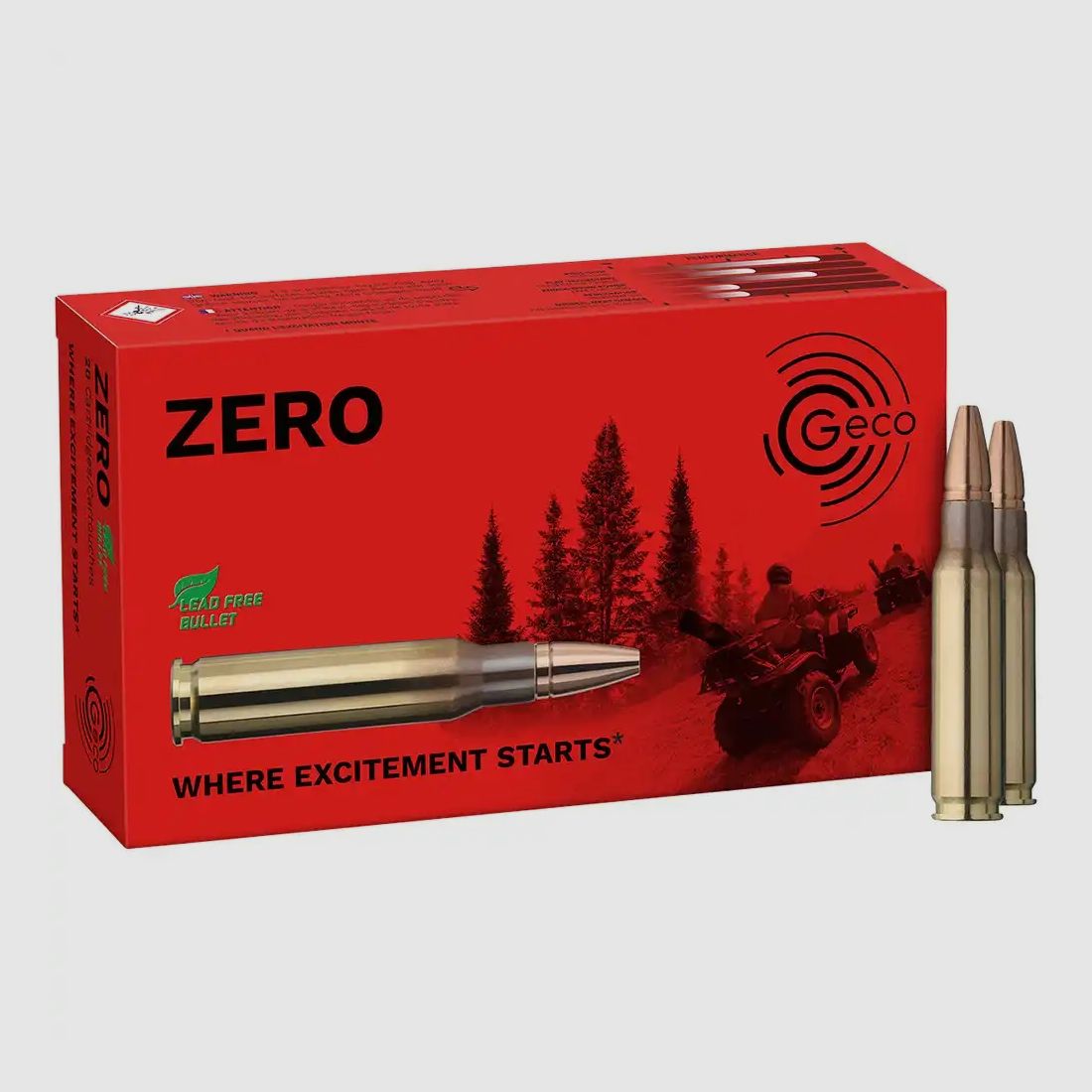 Geco Zero .308 Win. 8,8g/136GR 20 cartouches