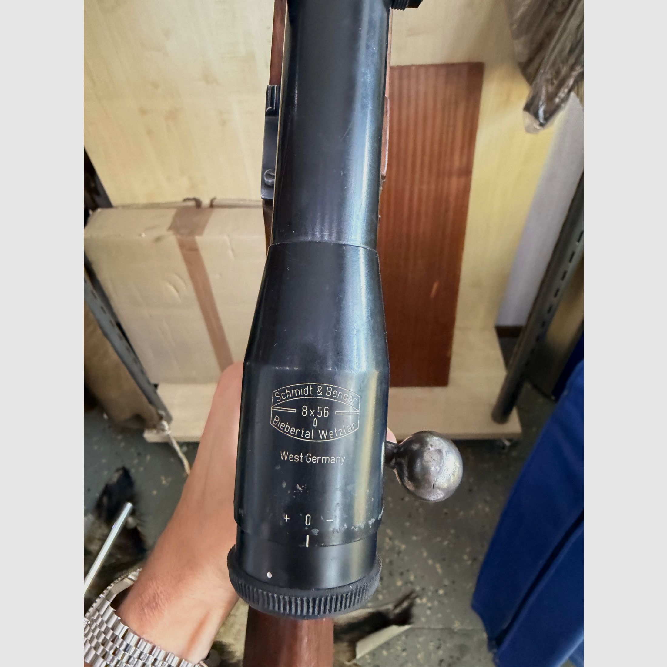 Repetierbüchse Mauser Modell 98 7x64 Zfr. 8x56 schmidt Bender Leuchtabsehen 4, Bild 9 von 11