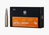Cineshot .308 Win 147 grs 30 rounds special cartridges for shooting cinema