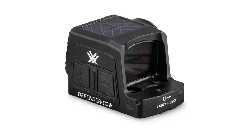 Vortex Defender – CCW Enclosed Solar Micro Red Dot 3 MOA – Black, immagine 3 di 3