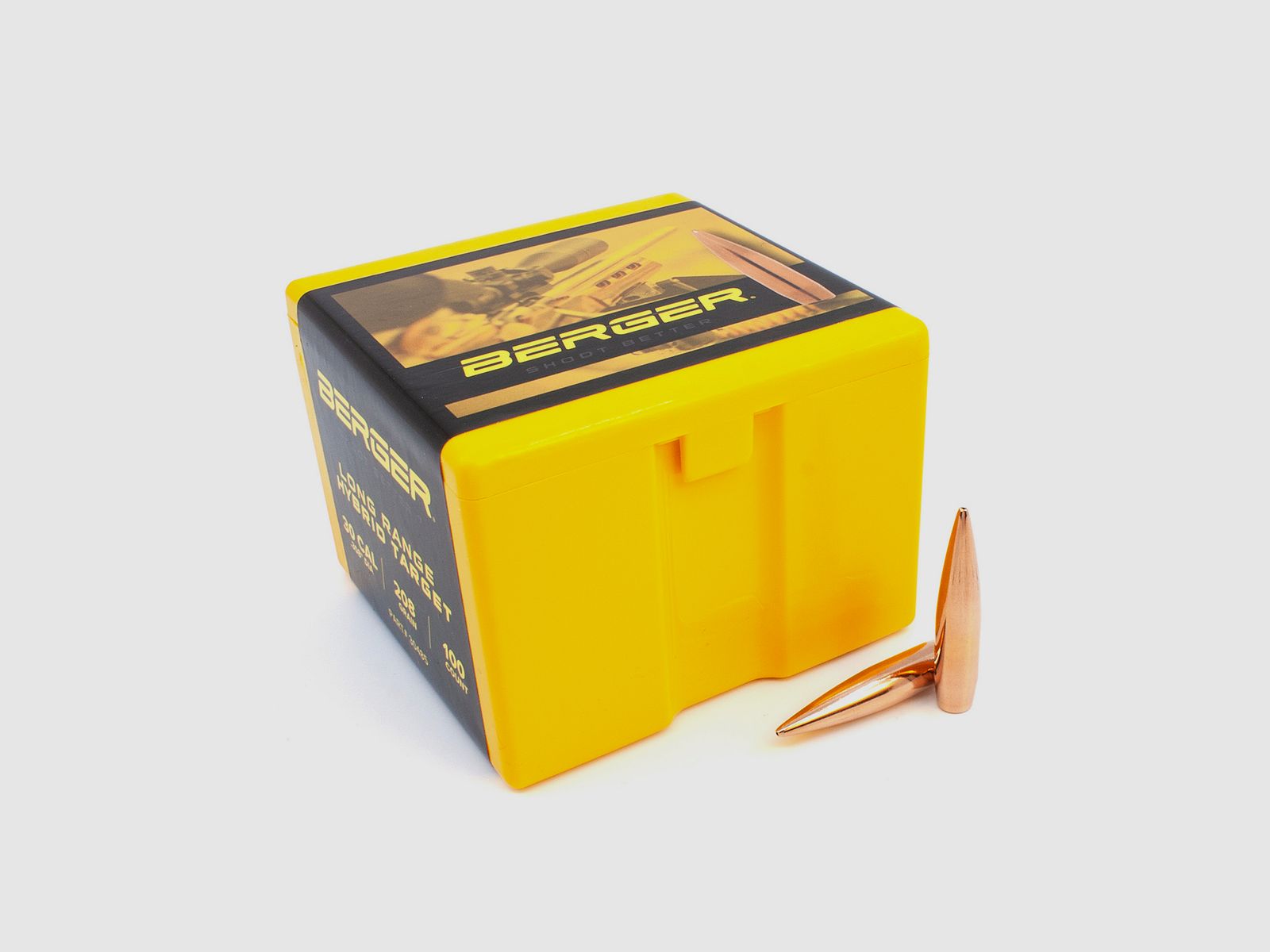 Proiettile Berger .30 LR Hybrid Target 208GR 100 Pezzi