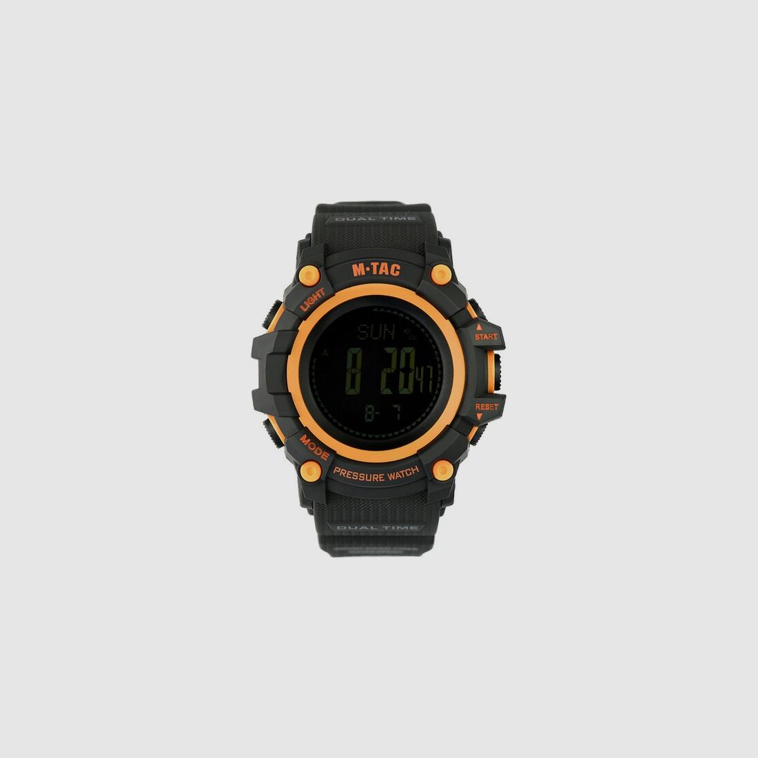 M-Tac® Taktische Uhr Adventure Schwarz/Orange - ideal für den Alltag