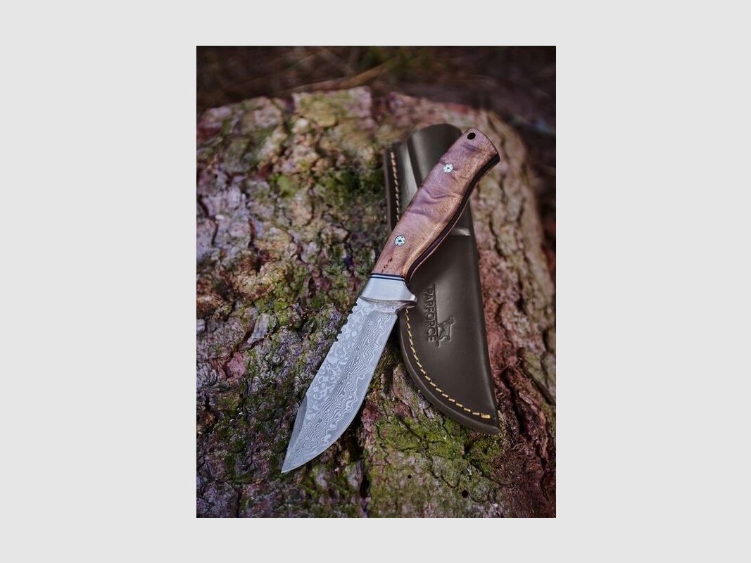 Jagd Damastmesser Ingrata Parforce, Bild 6 von 6
