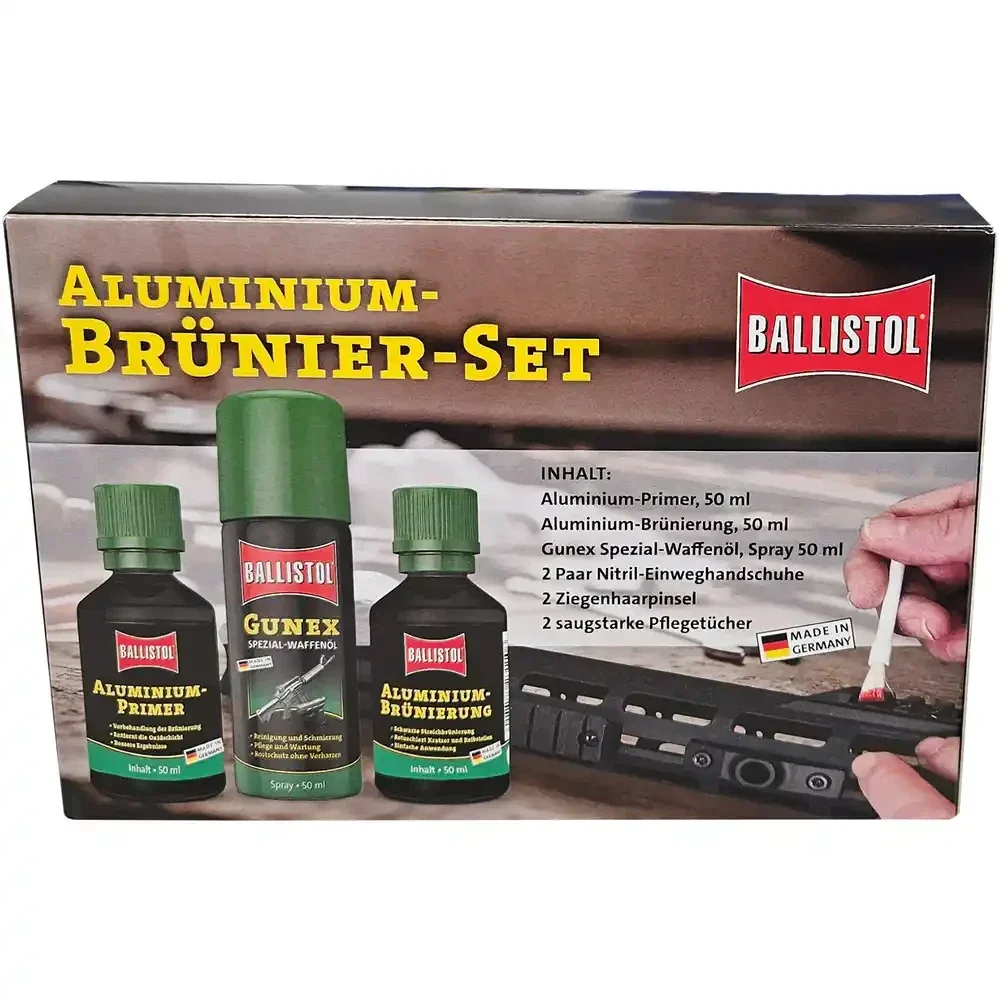 BALLISTOL Aluminium-Brünier-Set – 6-teilig