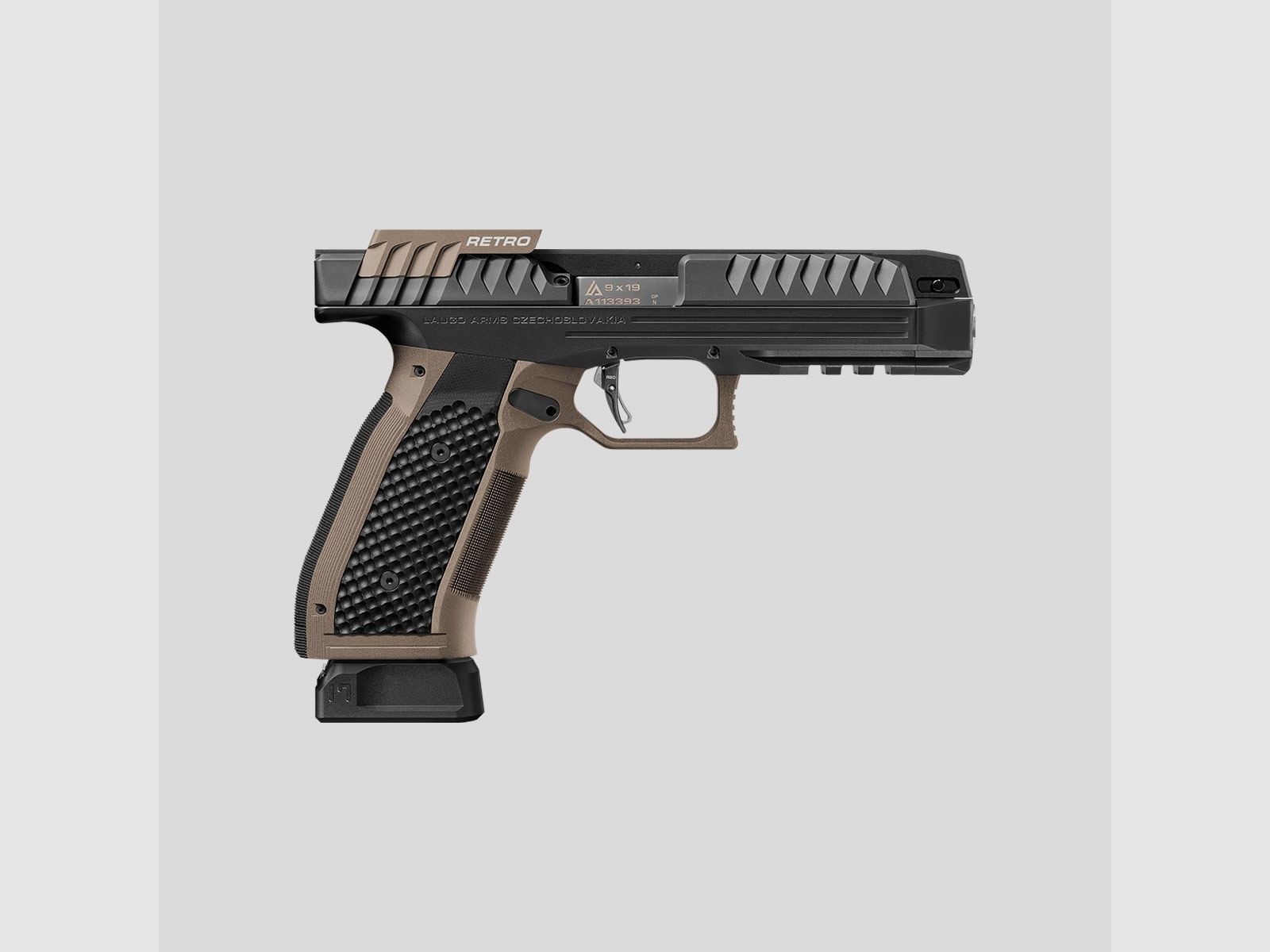 Laugo Arms – Alien Retro kit threaded barrel (Black/Green) [9mm Para], Bild 2 von 7