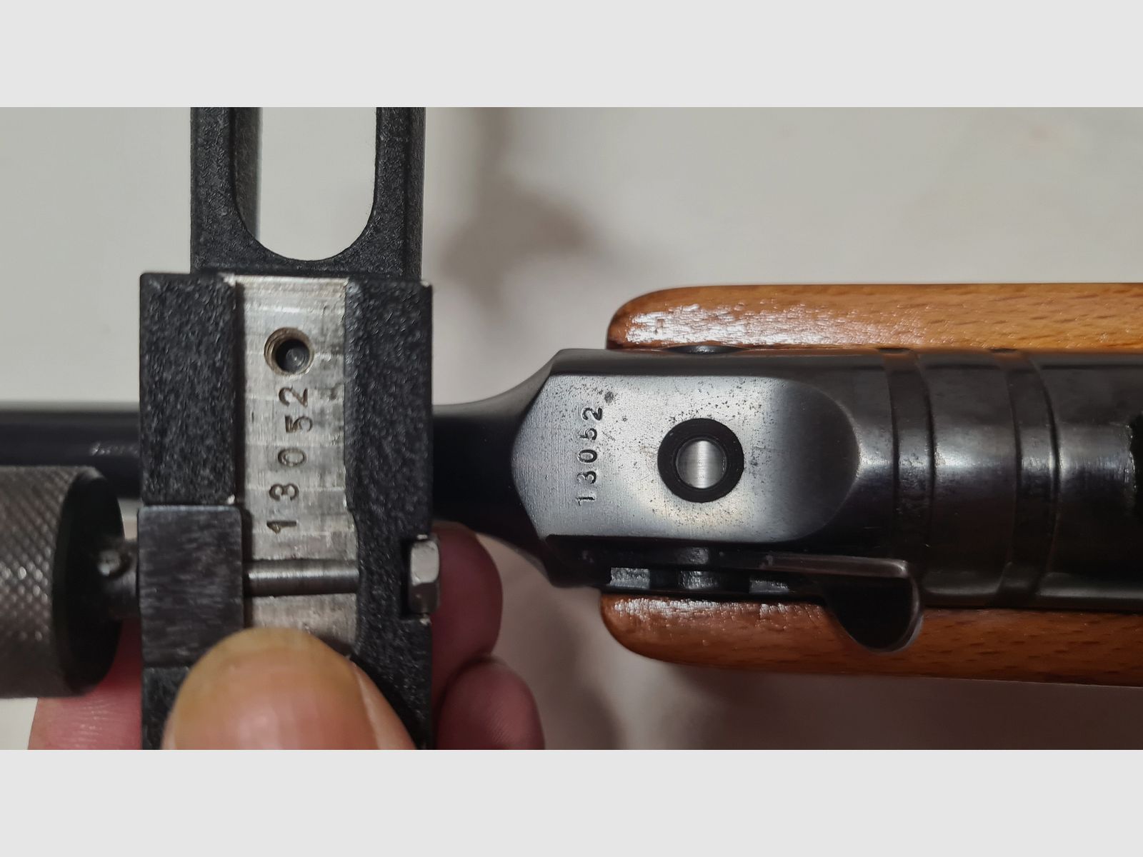 Haenel Sportschützenmodell 3.112 /Q1 / Waffe und Diopter Nummerngleich !!!, Bild 5 von 6