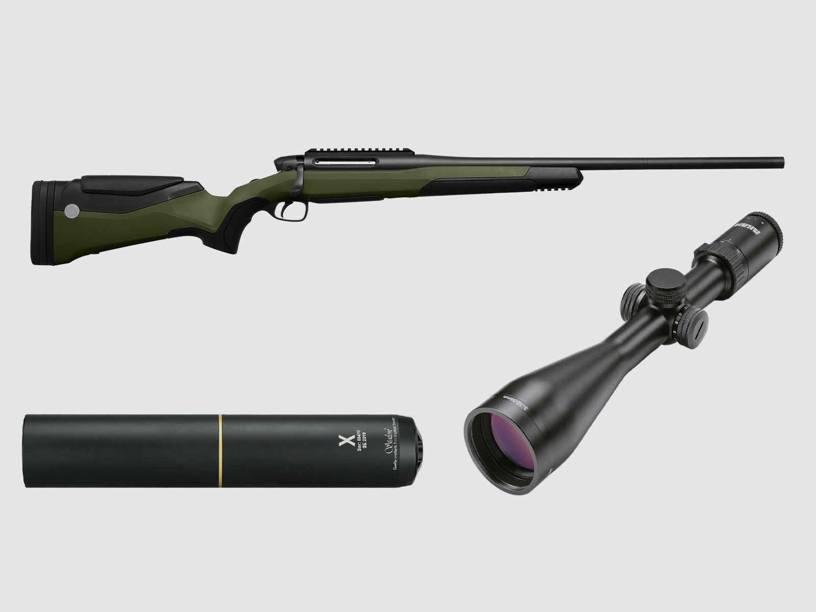 Steyr Mannlicher MS Wild, con AKAH 3-12x56