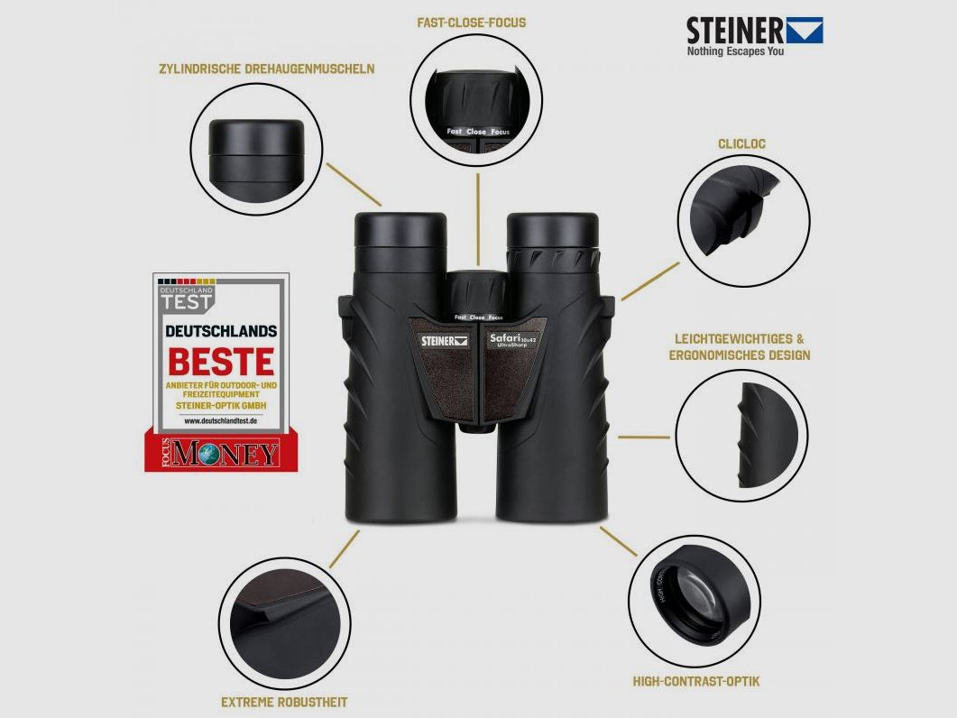 Steiner Germany Fernglas Safari UltraSharp 10x42