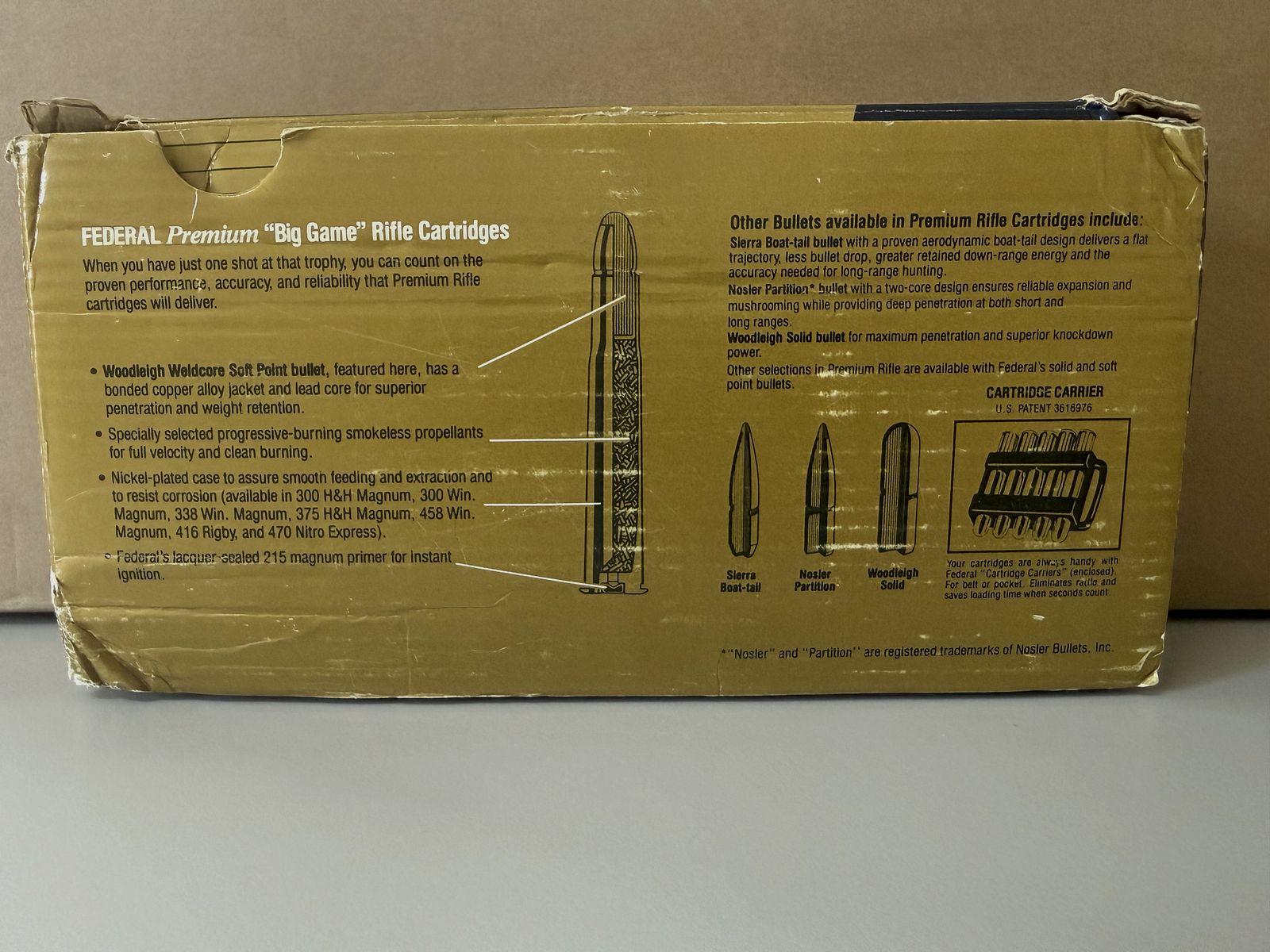 .470 NE Federal Premium Safari Munition 20 Schuß