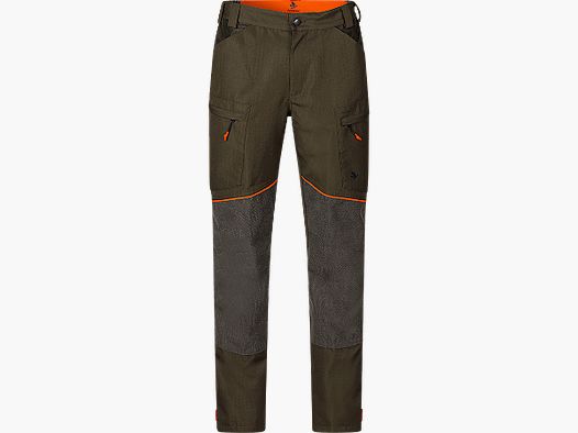 Seeland Venture Pantaloni da Caccia Uomo Verde Pino/Hi-Vis Arancione 48