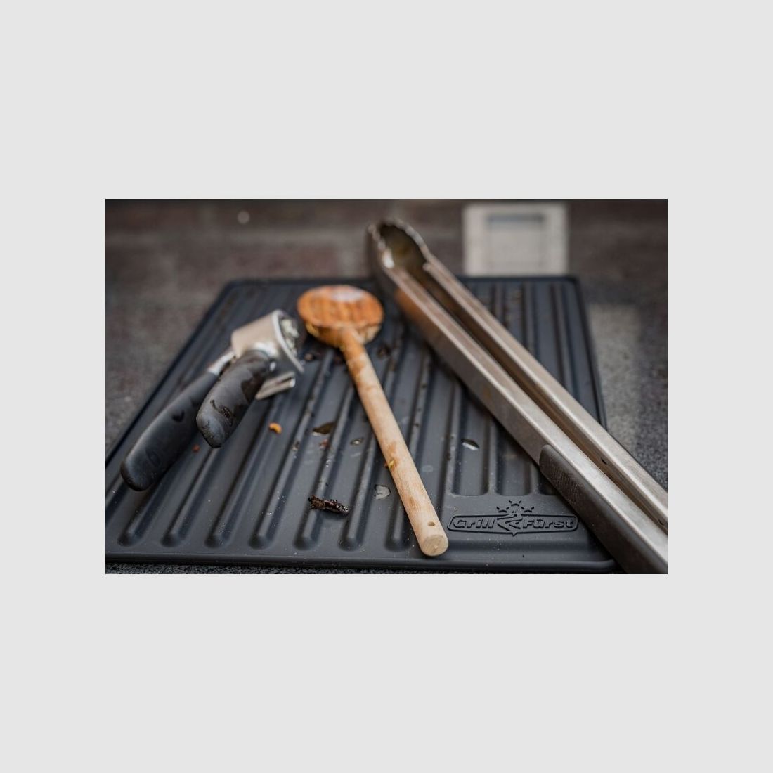 Grillfürst Besteckablage Silikon 35 x 28 cm