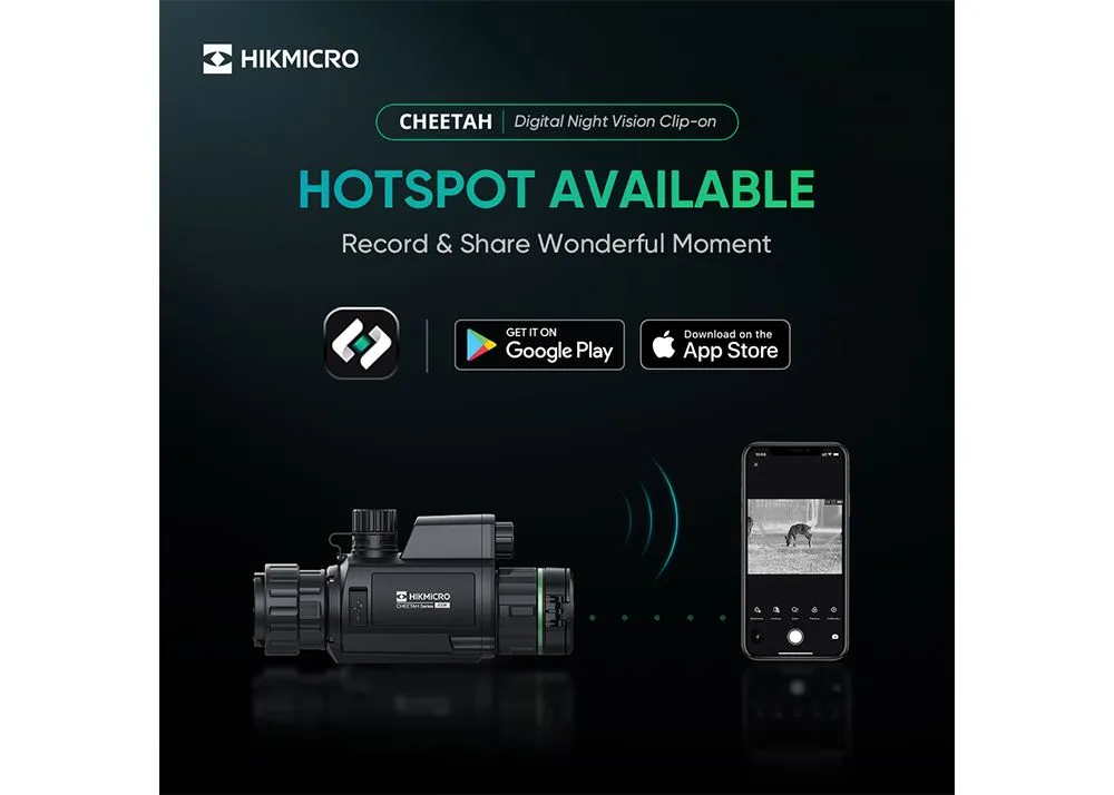 HikMicro Cheetah Clip-On 940 nm IR (ohne Absehen) Nachtsichtgerät, Bild 6 von 12