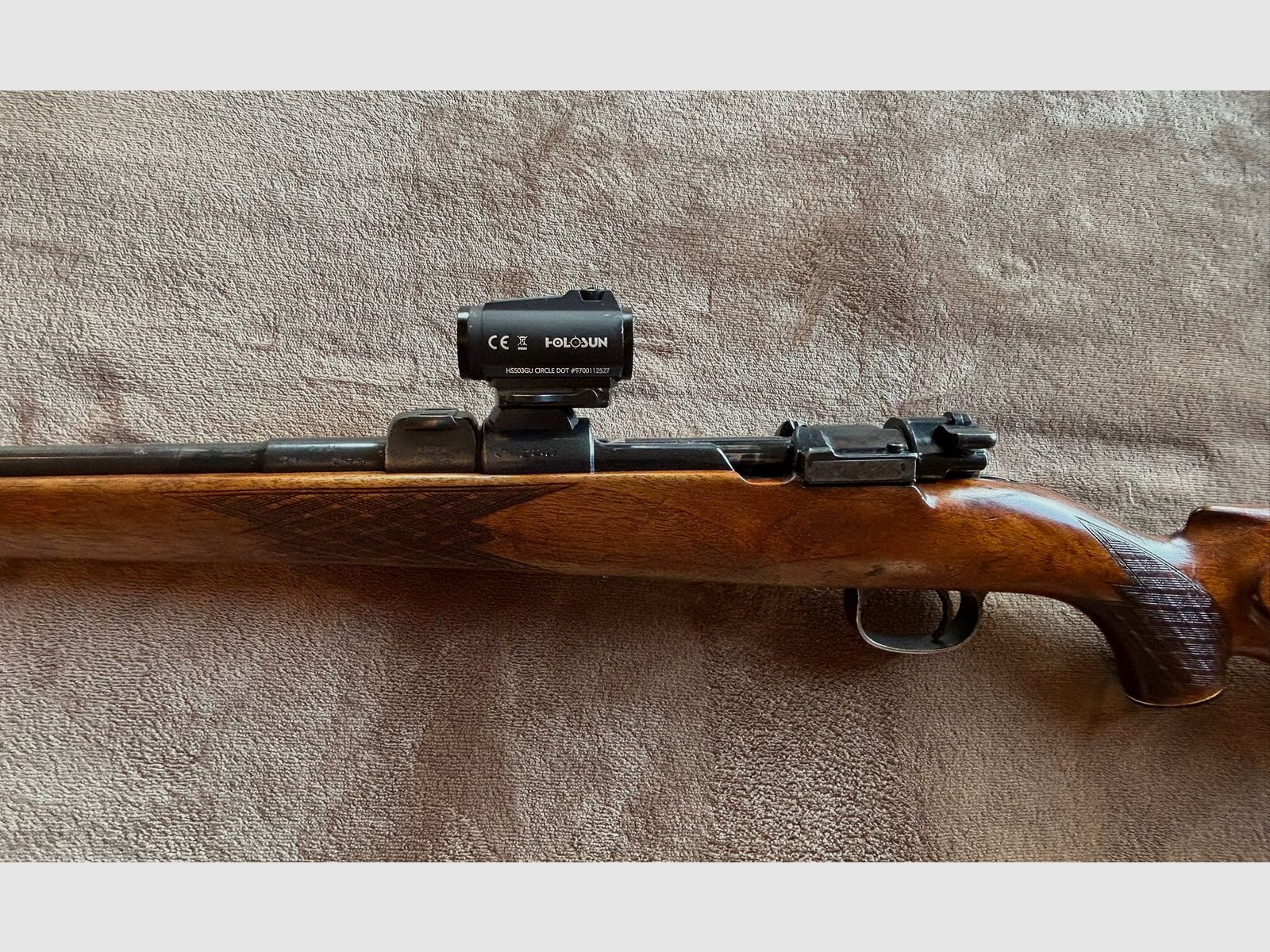 Mauser 98 Drückjagd/Nachsuche 7x64 Aimpoint Holosun Tolle Kombi Rarität!