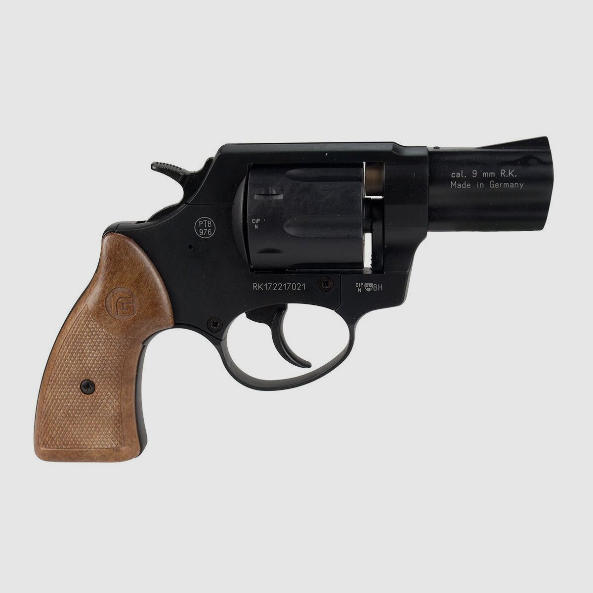 Revolver Röhm RG89 avec coupelle de tir Schreckschuss 9mm