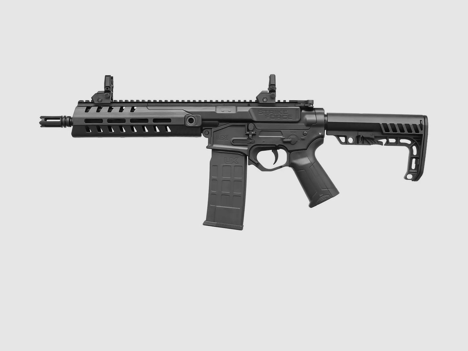 Pistola CO2 UX Strike Force – in ottime condizioni, mirino laser, ampio pacchetto di accessori, circa 4.500 BB in acciaio, immagine 9 di 14