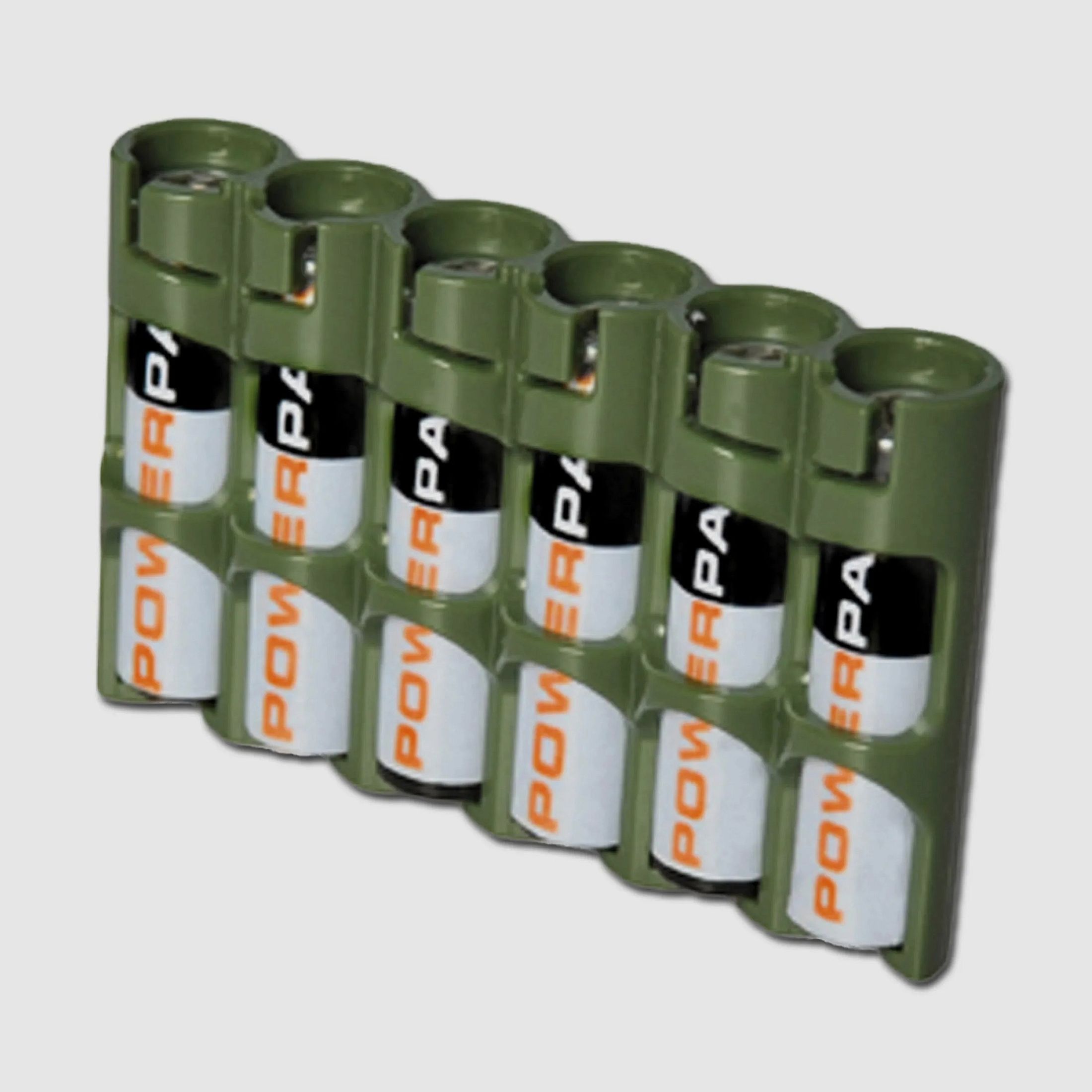 Fritzsch Batteriehalter Powerpax SlimLine 6 x AAA oliv