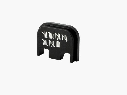 GLOCK BACKPLATE "STRICHLISTE" - ALU