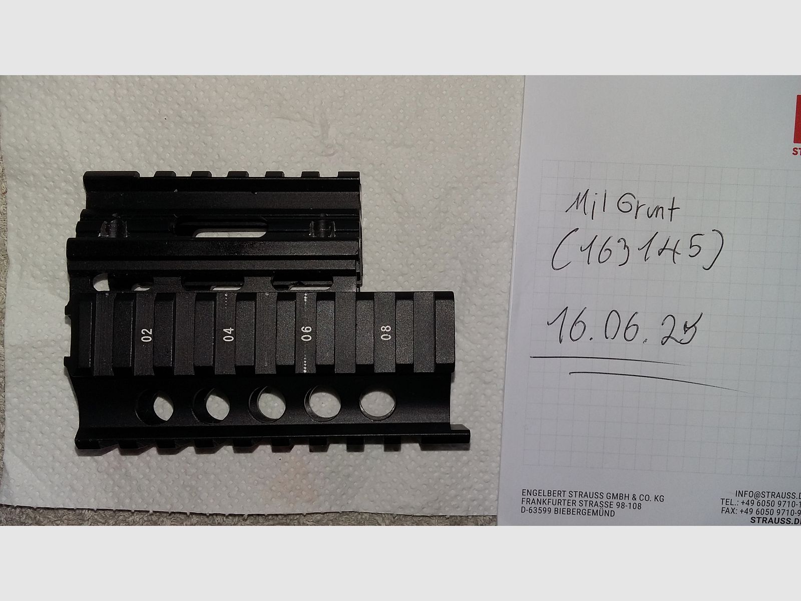 Vector Optics AKSU/Draco RIS Picatinny Handschutz, Quadrail