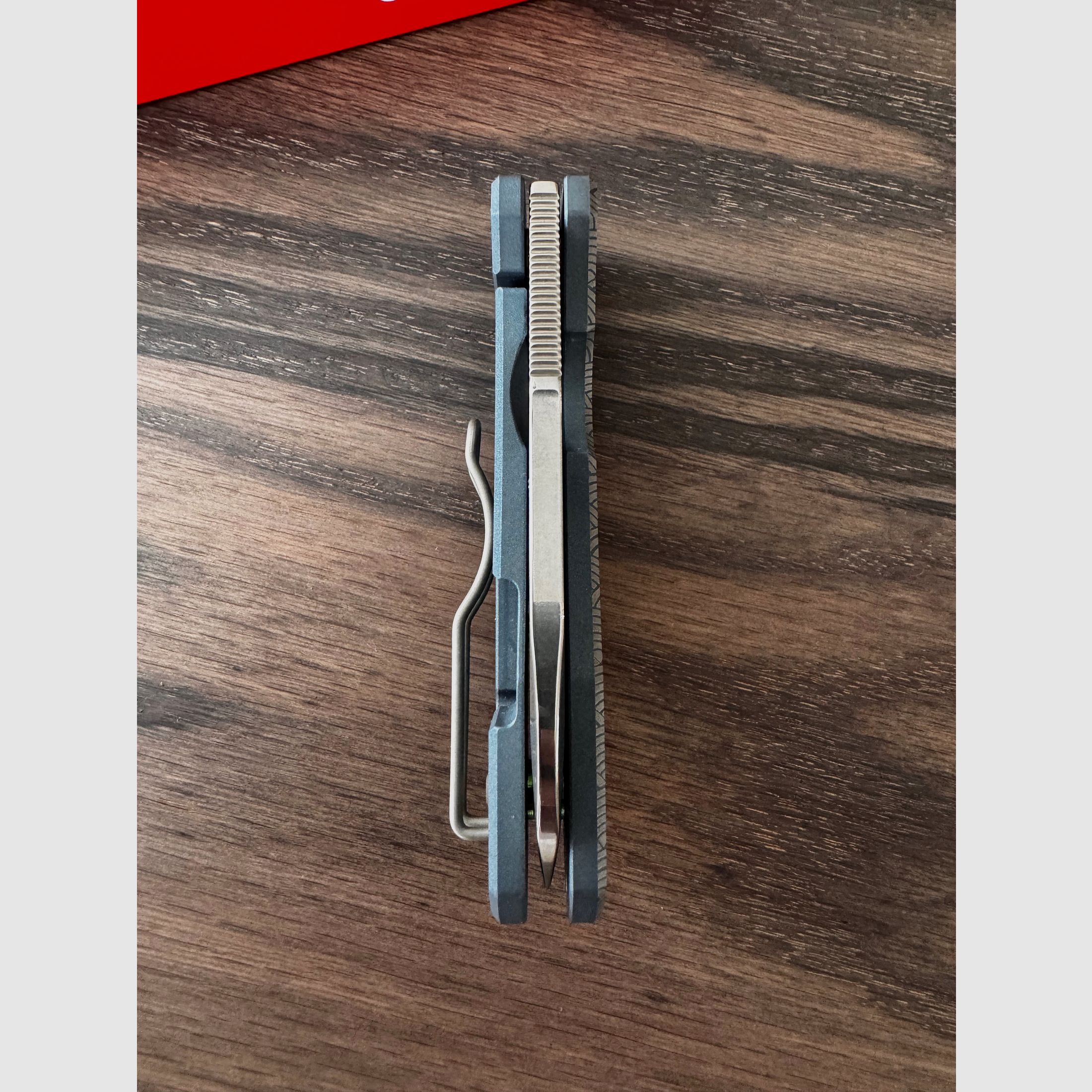 Spyderco Techno 2 EDC Modern Seigaiha Motiv (Exklusiv) Blau