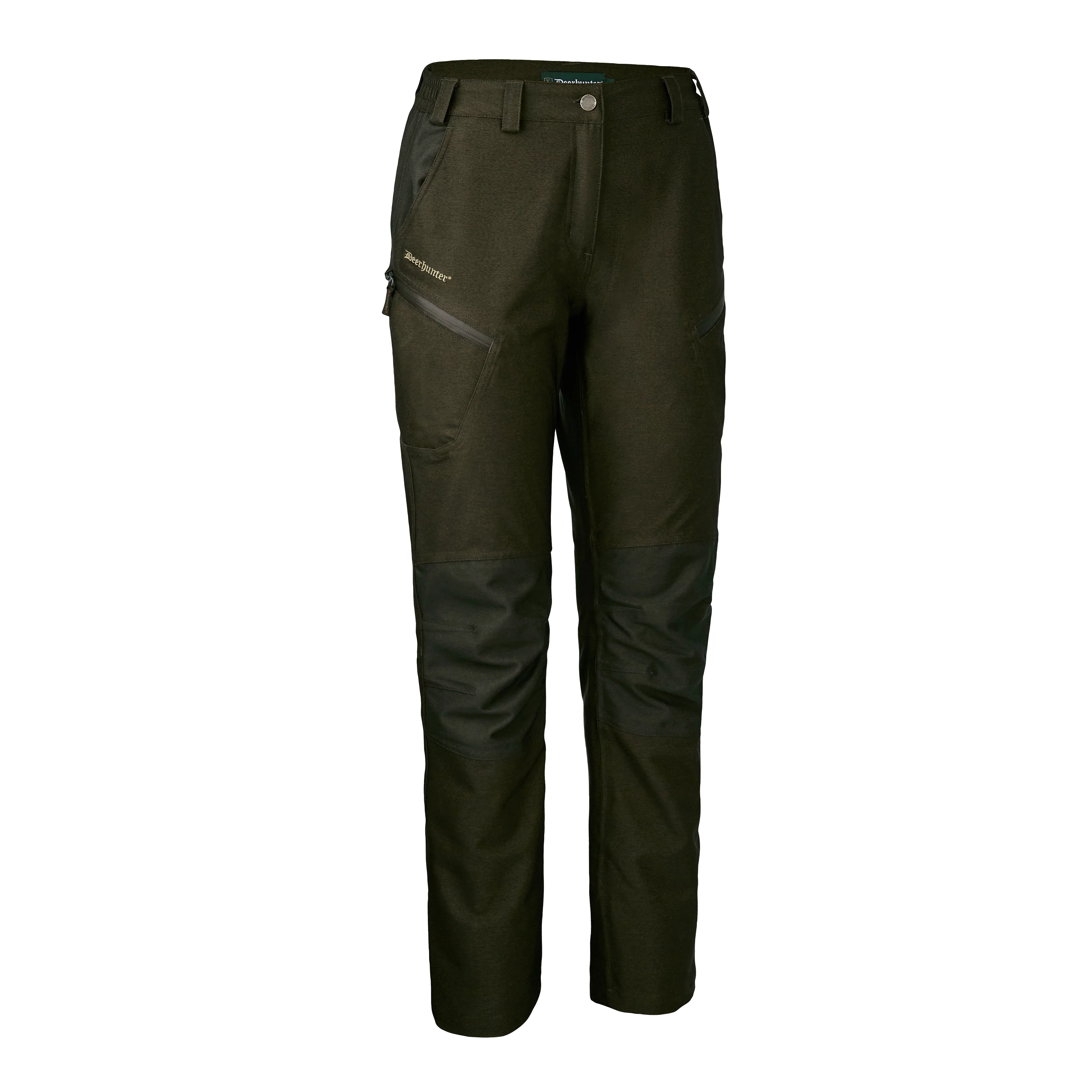 Lady Chasse pantaloni - Olive Night melange, immagine 4 di 5